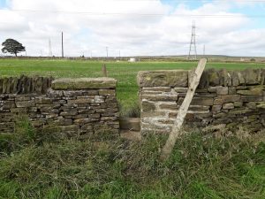 Stile at Morton End Farm