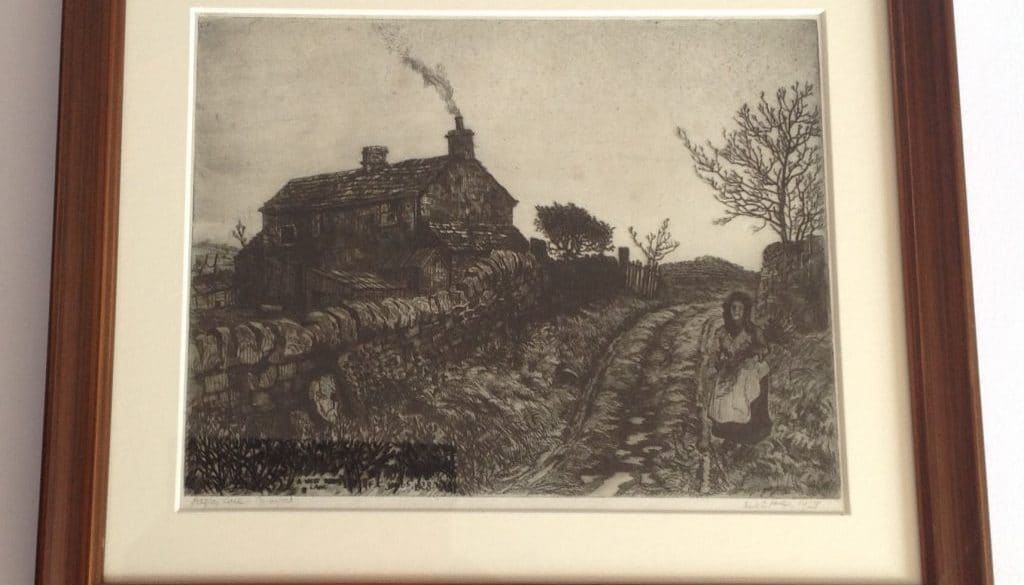 Fred Jones Etching 'After'