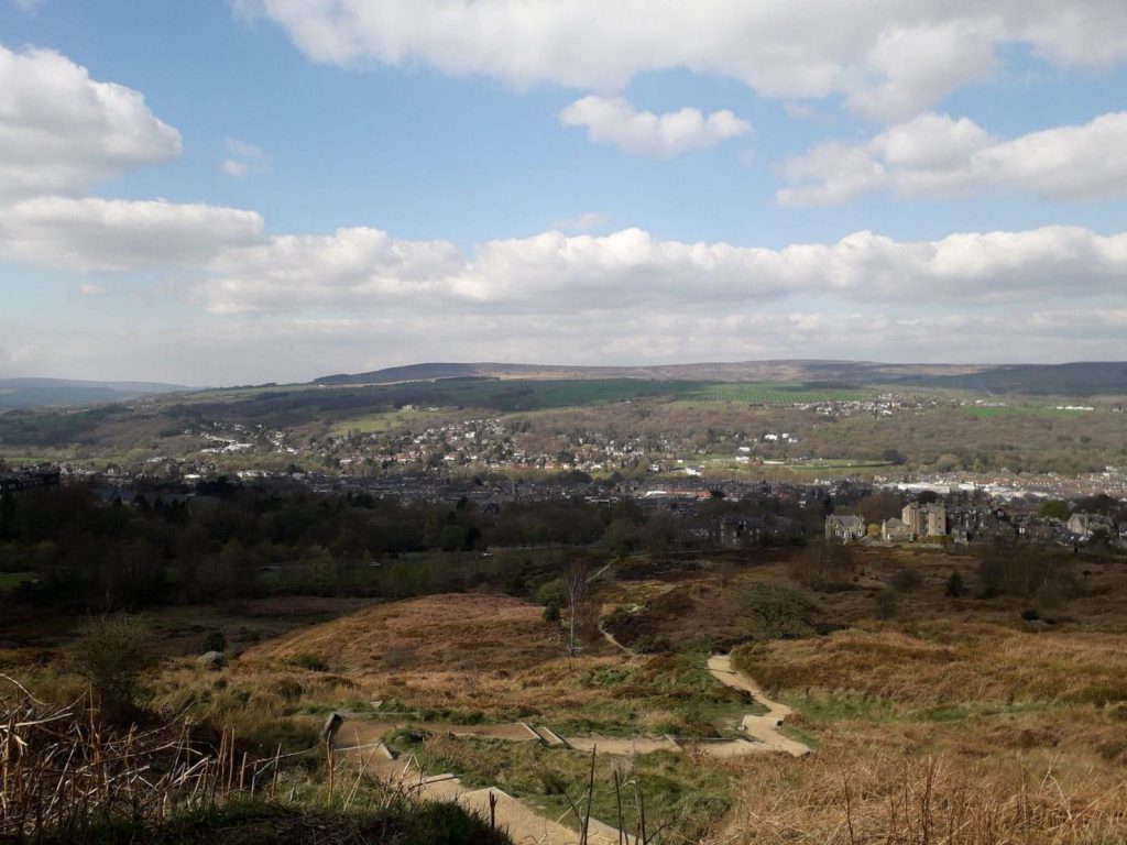 Ilkley from White Wells